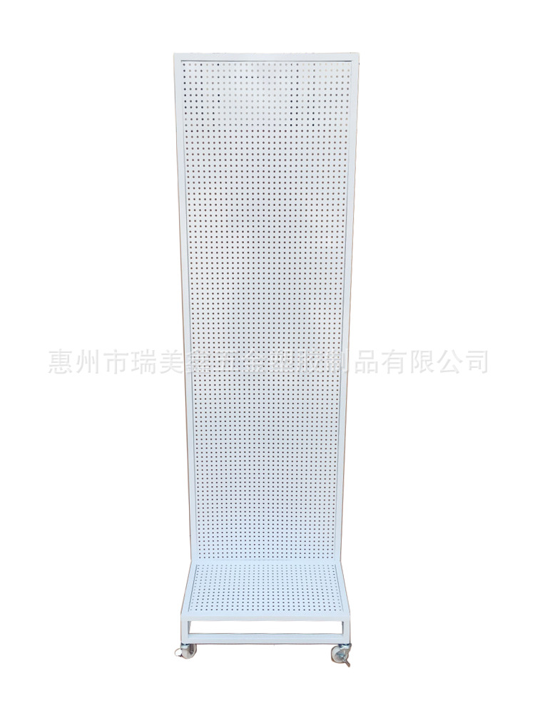 萬能洞洞板展示架展覽會飾品架手機配件上墻貨架家用五金孔板掛架(圖1)